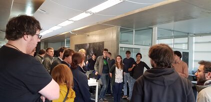 Visiting students from Groningeng
